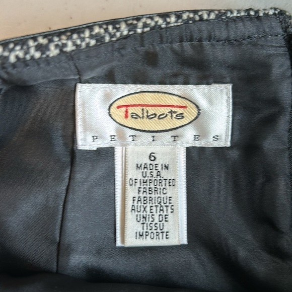 Talbots Petites Wool Blend Plaid Pencil Skirt - Picture 4 of 11